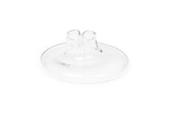Barbini Italian Mid Century Four Leaf Clover Murano Glass Flower Vase - 4661829