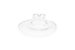 Barbini Italian Mid Century Four Leaf Clover Murano Glass Flower Vase - 4661832