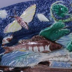 Barbizet Palissy Majolica Palissy Fish Platter - 2542006