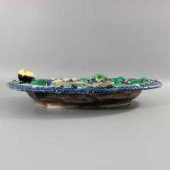 Barbizet Palissy Majolica Palissy Fish Platter - 2542007