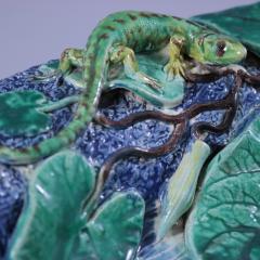 Barbizet Palissy Majolica Palissy Fish Platter - 2542008