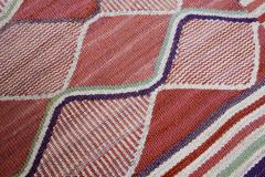 Barbro Nilsson Vintage Barbro Nilsson Flat Weave Swedish Carpet for Marta Maas Fjetterstro m - 177317