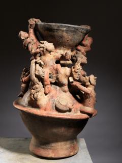 Bariba People Benin Rare Terracotta Ceremonial Vessel - 1972033