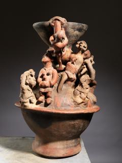 Bariba People Benin Rare Terracotta Ceremonial Vessel - 1972034