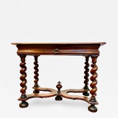 Barley Twist Baroque Side Table 17th Century - 2420896