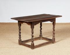 Barley Twist Silver Oak Center Table - 3907346