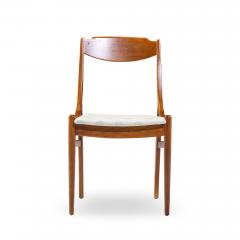 Barney Flagg Barney Flagg for Drexel Parallel Mid Century Walnut Dining Chairs Set of 4 - 4527489