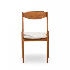 Barney Flagg Barney Flagg for Drexel Parallel Mid Century Walnut Dining Chairs Set of 4 - 4527495