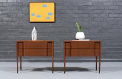 Barney Flagg Mid Century Modern Parallel Night Stands by Barney Flagg for Drexel - 4566017