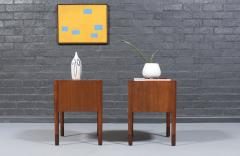 Barney Flagg Mid Century Modern Parallel Night Stands by Barney Flagg for Drexel - 4566019