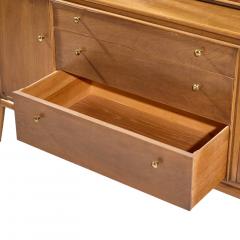 Barney Flagg Mount Airy Facade Mid Century Walnut and Brass Credenza and Hutch - 4527529