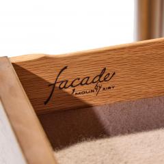 Barney Flagg Mount Airy Facade Mid Century Walnut and Brass Credenza and Hutch - 4527533