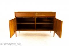 Barney Flagg for Drexel Parallel 2 Drawer Walnut Sideboard Buffet Credenza - 2355353