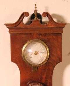 Barometer In Walnut 19th Century - 3286947