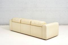 Baron Sofa by Robert Haussmann for Stendig Cream Leather 1970 - 3322565