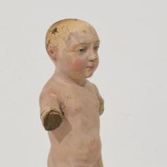 Baroque Baby Jesus Nino Santo Figure Carved Wood Spanish Circa 1650 1750 - 4509010
