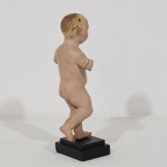 Baroque Baby Jesus Nino Santo Figure Carved Wood Spanish Circa 1650 1750 - 4509013