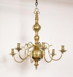 Baroque Brass Six Light Chandelier - 3008587