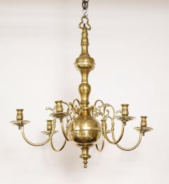 Baroque Brass Six Light Chandelier - 3008590