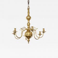 Baroque Brass Six Light Chandelier - 3012391