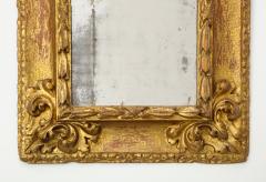 Baroque Carved and Gilded Reverse Profile Spanish Mirror - 756411