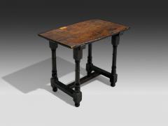 Baroque Continental Oak Rustic Side Table 17th C  - 4059565