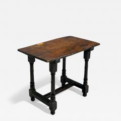 Baroque Continental Oak Rustic Side Table 17th C  - 4061450