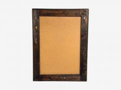 Baroque Ebonized Wood Dutch Ripple Frame Large Wall Mirror 19th C  - 4113083