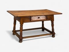 Baroque Oak Console or Center Table France 18th C  - 4250159
