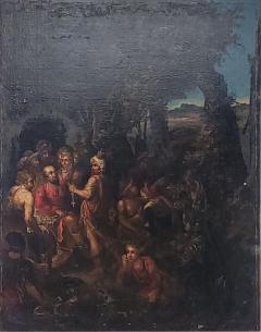 Baroque Old Master Painting Continental circa 1750 - 3543297