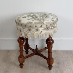Baroque Oval Stool Italy 19th Century - 1753922