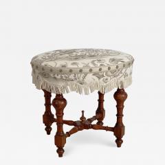 Baroque Oval Stool Italy 19th Century - 1754715