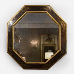 Baroque Period Amber Paint And Parcel Gilt Octagonal Mirror Frame - 1363492