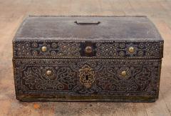 Baroque Studded Leather Document Box - 2645685