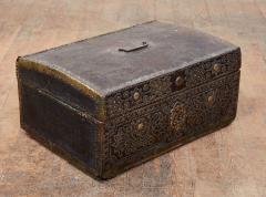 Baroque Studded Leather Document Box - 2645686