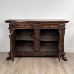 Baroque Style Walnut Credenza in 17th Century Style circa 1870 - 2895954