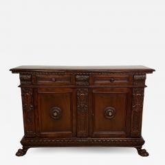 Baroque Style Walnut Credenza in 17th Century Style circa 1870 - 2898765