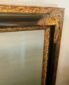 Baroque style Ebony Wall Mirror with Tortoise Gilt Design Frame - 2971161