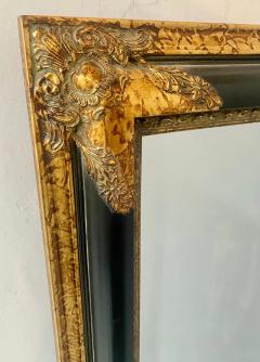 Baroque style Ebony Wall Mirror with Tortoise Gilt Design Frame - 2971163