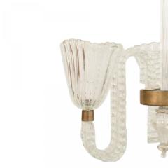 Barovier Et Toso Italian Mid Century Glass Fluted Chandelier - 4631266
