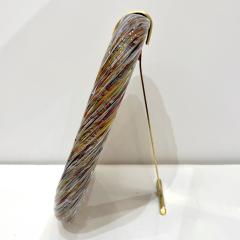 Barovier Toso 21st Century Multicolor Filigrana Murano Glass Photo Frame - 3337705