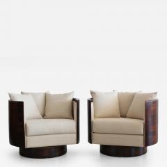 Barrel Back Swivel Chairs - 190417