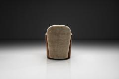 Barrel Shaped Art Deco Armchair Europe ca 1930s - 4784972