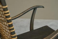 Bas Van Pelt Bas van Pelt Lounge Chair in Solid Wood and Rope The Netherlands 1940s - 4467928