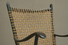 Bas Van Pelt Bas van Pelt Lounge Chair in Solid Wood and Rope The Netherlands 1940s - 4467932