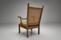 Bas Van Pelt Cane Back Armchair by Bas van Pelt Attr The Netherlands 1940s - 4604056