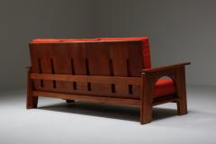 Bas Van Pelt Dutch Oakwood Modernist Lounge Sofa by Bas Van Pelt 1940s - 1982550