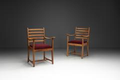 Bas Van Pelt Pair of Haagse School Armchairs by Bas Van Pelt The Netherlands ca 1930s - 4417529