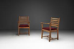 Bas Van Pelt Pair of Haagse School Armchairs by Bas Van Pelt The Netherlands ca 1930s - 4417532