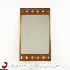 Basic Witz Mid Century Walnut Mirror - 2355655